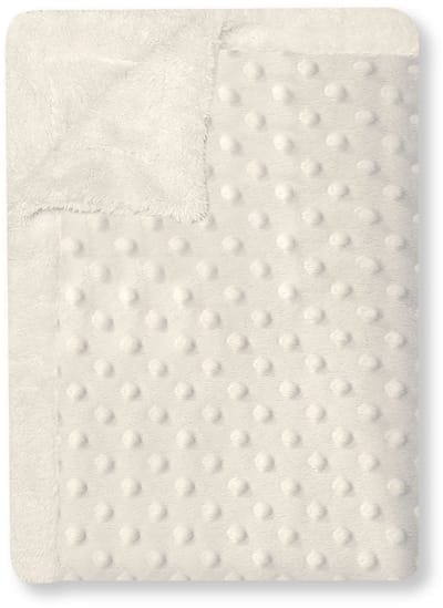 Interbaby Deken Bubble Junior 80 X 110 Cm Fleece Beige