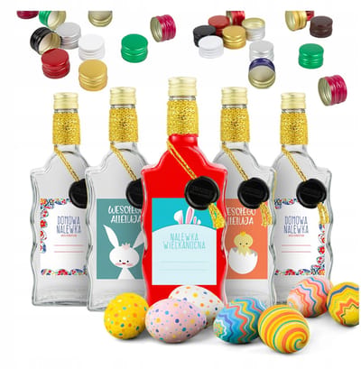 Bimberek - Flessen - Paasdecoratie - 500ml - Versierd