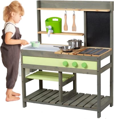 ApexArte® Buitenkeuken Speelgoed - Modderkeuken - Mud Kitchen - Kinderspeelgoed 2 Jaar voor Jongens en Meisjes