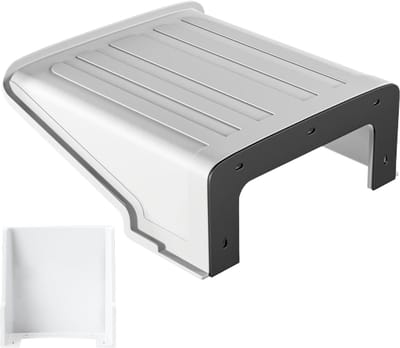 Camerafdekking - Webcam schild - Buitenbeveiliging - Weerbestendig ontwerp - 27 x 265 x 95 cm - Zwart