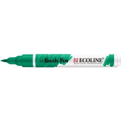 Penseelmarker - Ecoline - Kleur bosgroen - Praktisch - Vlekt niet