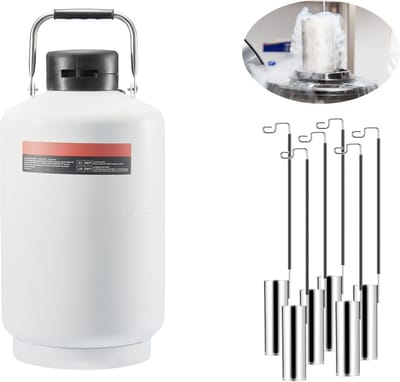 10l Tank Voor Vloeibare Stikstof, Aluminiumlegering Afvoer