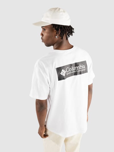 Columbia North Cascades™ T-shirt Met Korte Mouwen Wit S Man