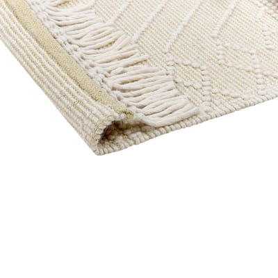 MAVIKENT - Modern vloerkleed - Beige - 160 x 230 cm - Wol