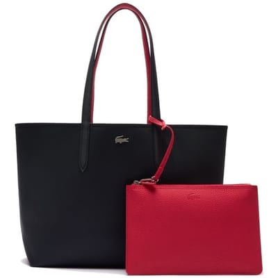 LACOSTE schoudertas shopper Anna Shopping Bag Abimes Petunia donkerblauw paars