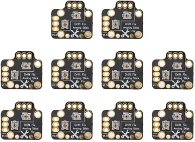 Allecto - Gamepad Reparatie - 10 Stuks Joystick Drift Board - Geschikt voor PS5 en Xbox - Inclusief Handleiding - Voor Controllers - Reparatiekit