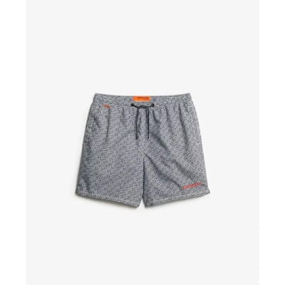 Superdry - Zwemshort van 43 cm met all-over print - Heren - Zwembroeken
