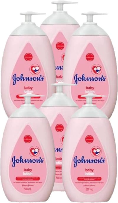 Johnson 's Baby Body Lotion XL Pomp - Voordeelverpakking 6 x 500 ml