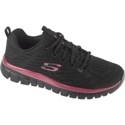 Skechers Sport Womens GRACEFUL GET CONNECTED Vrouwen Zwart/Mauve 12615 BKMV