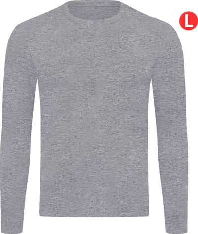 Bovista Thermokleding - Thermoshirt - Thermo - Voor Heren - Shirt - Grijs - Maat L