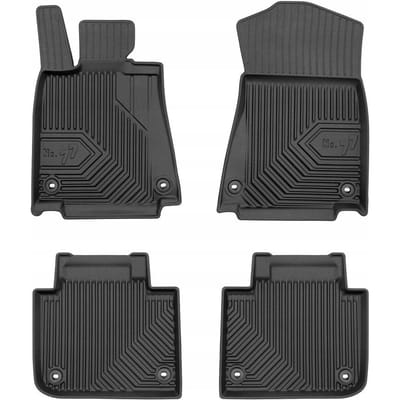 FROGUM No.77 Automatten - Geschikt voor LEXUS GS IV (2012-2020) - 4-delig - TPE Rubber - Zwart