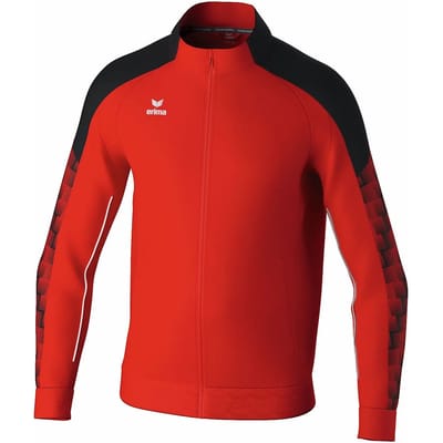 Erima Evo Star Trainingsjack Heren - Rood / Zwart | Maat: 4XL