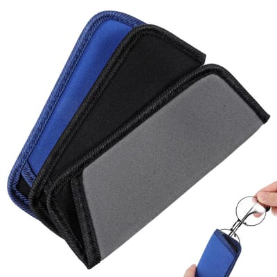 Dailygoods- Brillenkoker Lichtgewicht - Brillenkoker Dames/Heren - Zachte Brillenkoker - Zonnebrillenetui - 16 x 6 cm - Beschermend Materiaal - Brillenetui