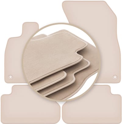 Premium beige vloermatten voor: Audi Q5 FYT Sportback Plug in Hybrid 2021-2022