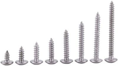 Dailygoods - Dailygoody - 200 stuks M3 Zelftappende Schroeven - Roestvrij Staal - Hoogwaardige Kwaliteit - Ideaal voor Hout en Metaal - Corrosiebestendig - Voor Kl