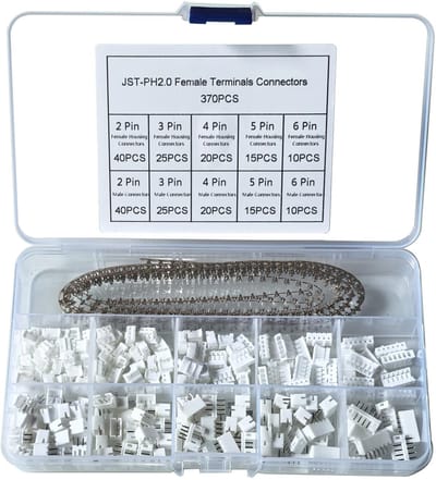 Dailygoods - 590 Stuks JST-Stekkerkit met 2,0 mm JST-PH Stekkers