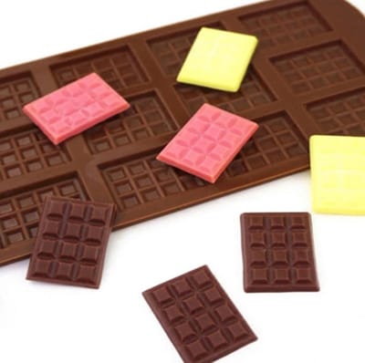 Actie4you® - Reepblokjes - Siliconen - Chocolade reep maken - Chocolade mal - Mal - Blokjes mal