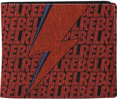 Rocksax David Bowie - Rebel Rebel Portemonnee - Rood