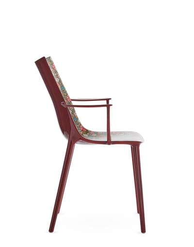 Kartell H.H.H. Stoel Grafische Impressies - burgundy/lacquer