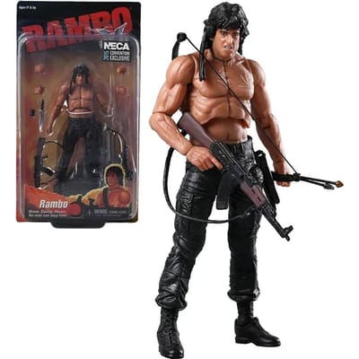 Expédition immédiate Rambo Force Of Freedom SDCC Figurine d'Action Limitée NECA | Modèle de Jouet Fait Main Décor