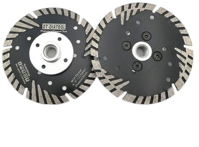 Diamant Turbo Zaagblad 4,5 inch voor Betontegels en Graniet