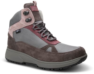 Xsensible taupe/grijze dames wandelschoenen - Oulu