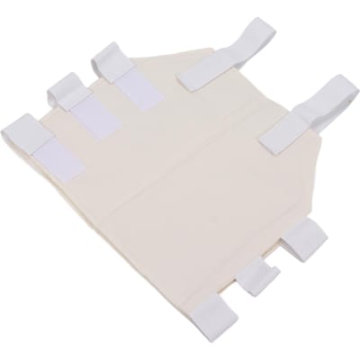Sternum en Thorax Ondersteuning Ademend Comfortabel Ribben Borstbrace white