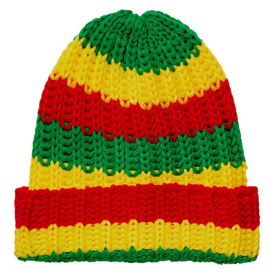 Limburg muts - Gebreid - Unisex - One size / Rood/Geel/Groen