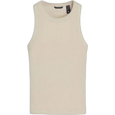 Dockers A42590017 Mouwloos T-shirt Beige M Vrouw