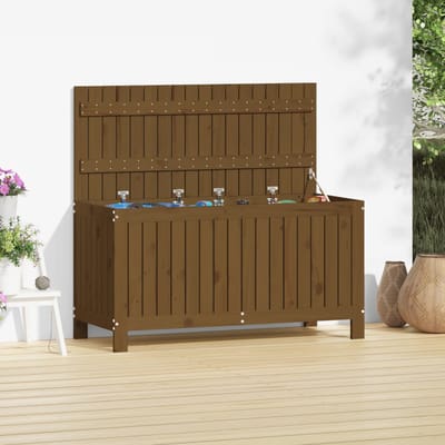 vidaXL - Tuinbox - 115x49x60 - cm - massief - grenenhout - honingbruin