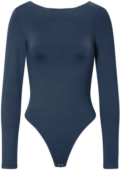 Shapewear Bodysuit - Corrigerende Body met Comfortabele Stretch - Naadloze Basis voor Dagelijks Gebruik en Iedere Outfit - Navy - Maat XS