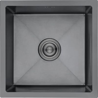 JGS ® Ruime Onderbouw Keukenspoelbak van Roestvrij Staal met Afvoerfilter en Geluidsdemping