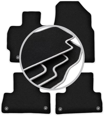 CARLUX-SILVER automatten voor: Mazda CX-7 SUV (2009-2012)
