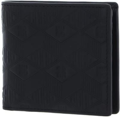 HUGO Leren Portemonnee Ethon Hi M 4 Cc Coin Wallet Black Zwart