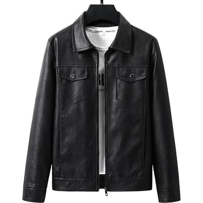 Herfst Nieuwe Trend Jeugd Veelzijdig Business Casual Jas Heren Reversjas Heren Mode 5XL black