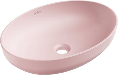 Mexen Cornelia wastafel opbouw 50 x 37 cm, roze mat - 21885044