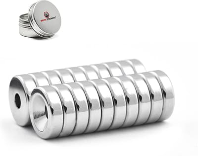 Brute Strength - Super sterke ring magneten - Rond - 15 x 4 mm met 4 mm gat - 20 Stuks - Ringmagneten - Neodymium magneet sterk