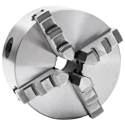 vidaXL - Klauwplaat - met - 4 - bekken - zelfcentrerend - 125 - mm - staal - K12 - 125