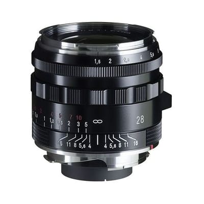 VoigtlÃ¤nder Nokton 28mm f/1.5 Type II VM asferisch  Leica M zwart