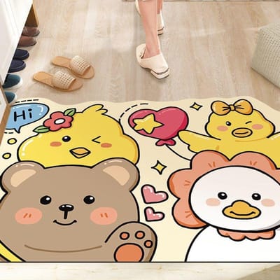 Cartoon Kan Liefde De Huis Deurmat Deur Vuil Antislip Mat In De Deur Portiek Kan Worden Gesneden Tapijt 60 * 90cm
