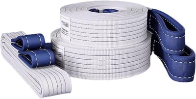 Hefband Polyester - Hijsstrop - Zwaar Werk - Duurzame Constructie - 2T 500cm - Zwart