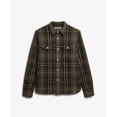 Superdry - The Merchant Store - Zwaar Geruit Overhemd - Heren - Lange mouwen shirts