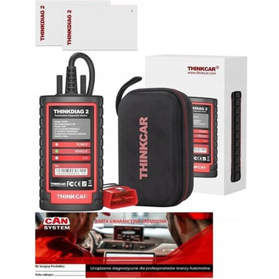 THINKCAR THINKDIAG 2 CAN FD OBD2 Scanner - Alle Systemen Diagnose, 15 Reset Diensten, ECU Coderen, Met 1 Jaar Software Abonnement