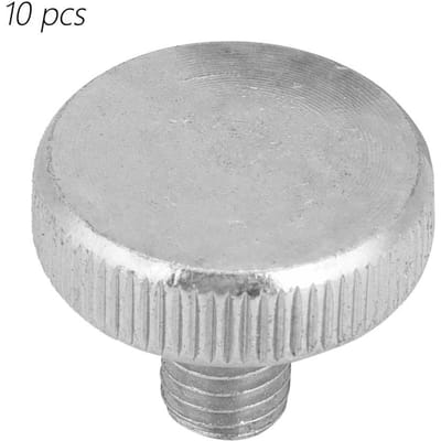 10 stuks M8 verzinkt koolstofstaal platte gekartelde kop bouten duimschroeven (M8*40)