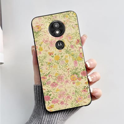 Hoesje Cover Voor Motorola Moto G7 Play Prachtig Hoesje Zachte Siliconen Shell Voor Motorola Moto G7 Power Schattig Cartoon Zwart Hoesje Moto G7 Power
