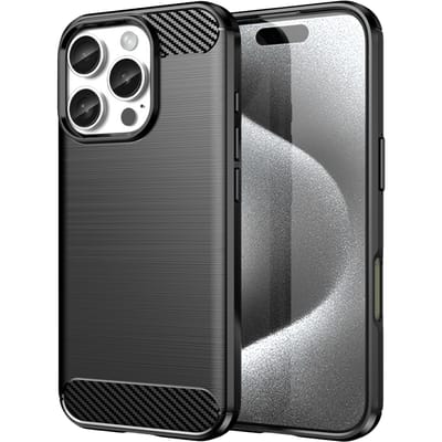 Mocaa Apple iPhone 16 Pro Schokbestendig Hoesje Zwart