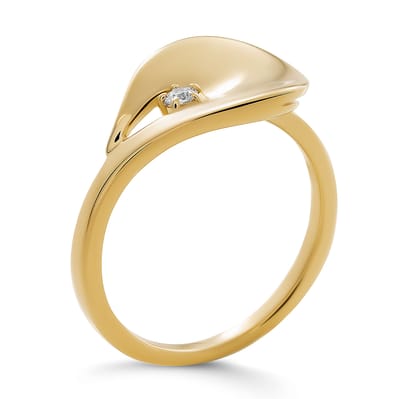 Orphelia 'Etoile' Vrouwen 925 Sterling Zilveren Ring - Goud ZR-7524/G