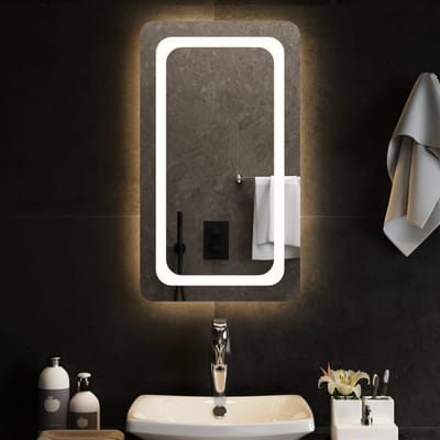 Vidaxl Miroir de Salle de Bain avec LED, 40x70 cm