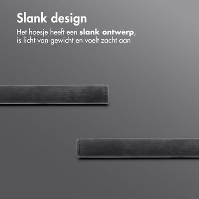 imoshion Hoesje - Geschikt voor Apple iPhone 12 Pro / 12 - Slim Bookcase - Zwart