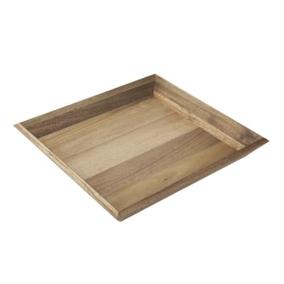 Olympia Acacia Dienblad Rechthoekig 380x355x50mm - DP885 - Horeca & Professioneel